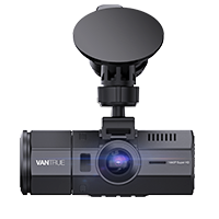 Vantrue E2 -G 2.5K WiFi Dual Dash Cam with GPS, Voice Control Front and Rear