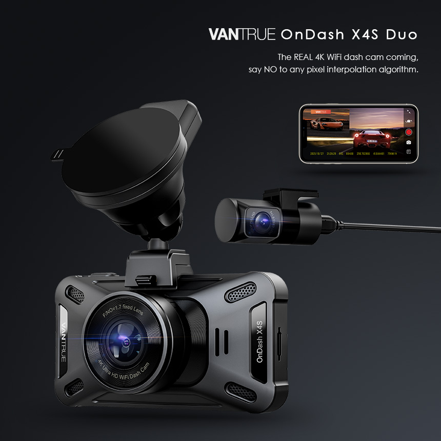 VANTRUE ドライブレコーダー ドライブレコーダー 自動車アクセサリー 自動車・オートバイ 直販ネット