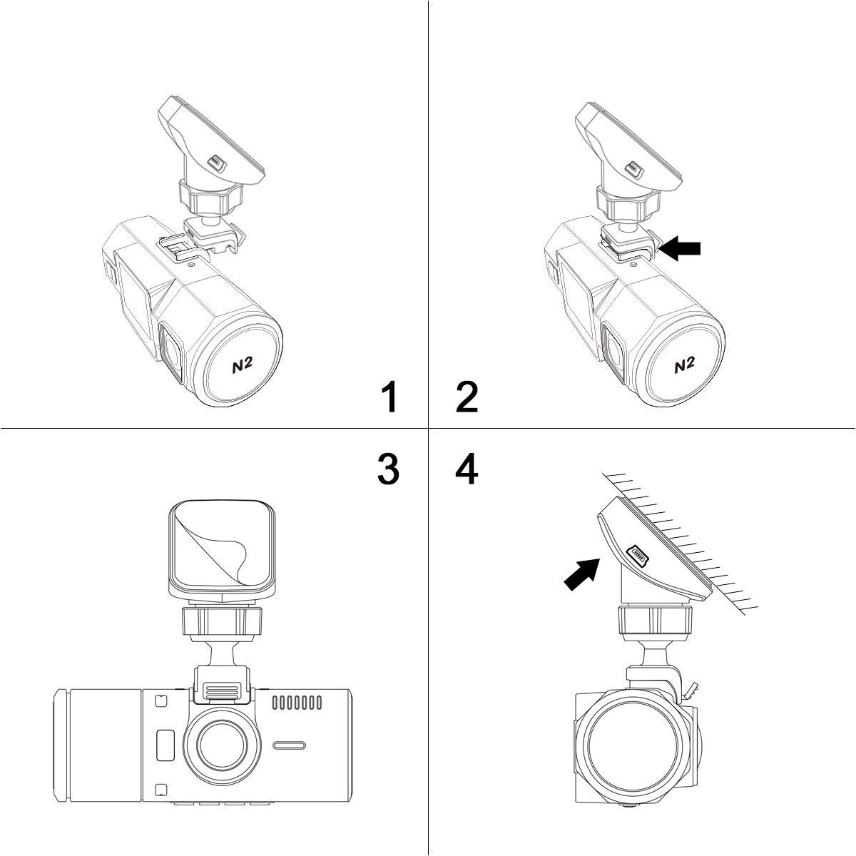 Vantrue Adhesive GPS Mount