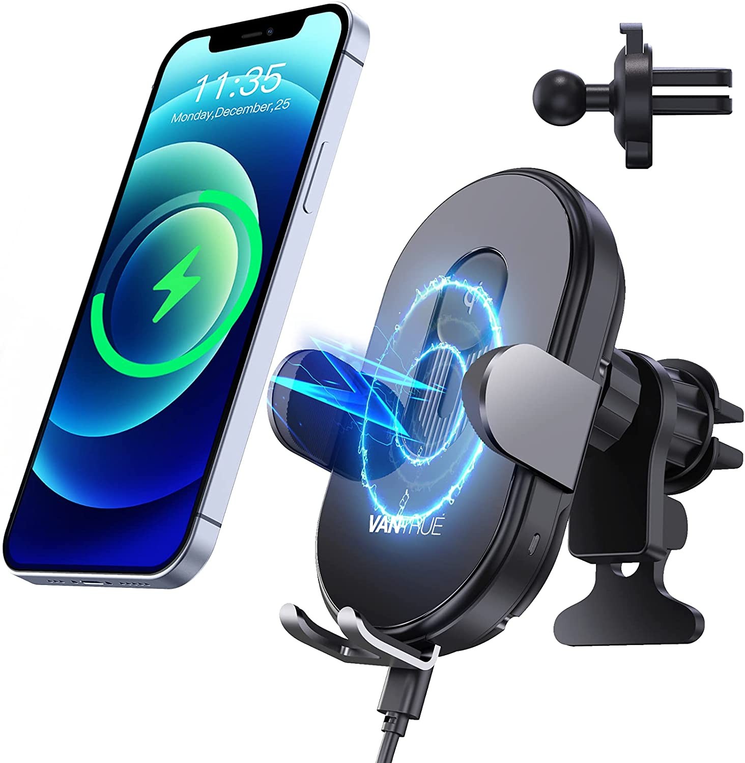 Wireless Charger Gravity Car Mount Mobile Phones Holder 2.0 Quick Charge