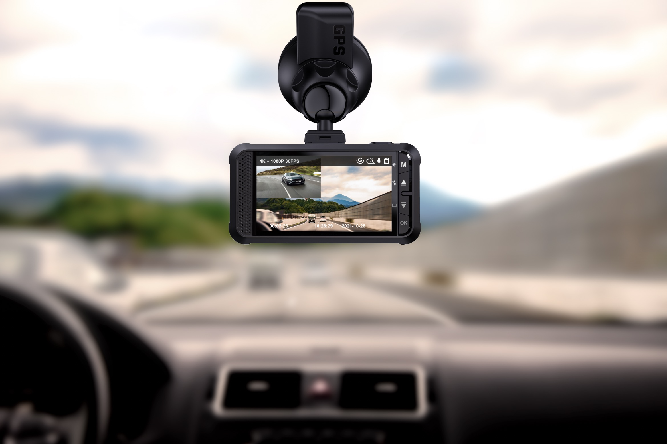 Vantrue X4S Duo 4K Dual Wifi Dash Cam